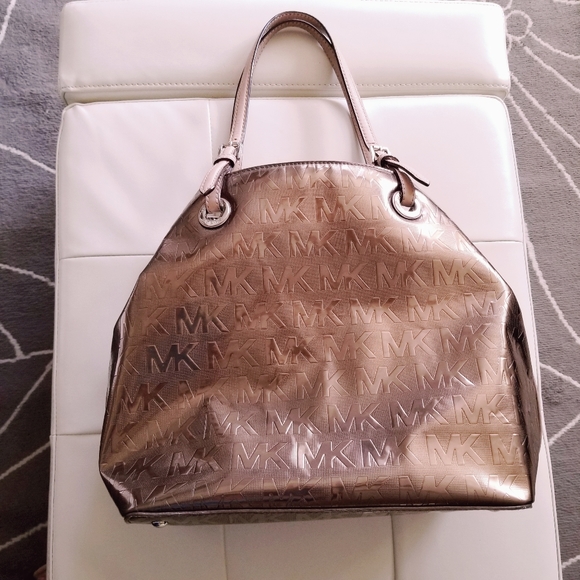 Michael Kors, Jet Set, Mirror Metallic, Brown/ Coc - Picture 2 of 16